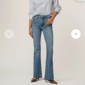 Kut From The Cloth Ana High Rise Fab Ab Flare Denim Jeans Size 10